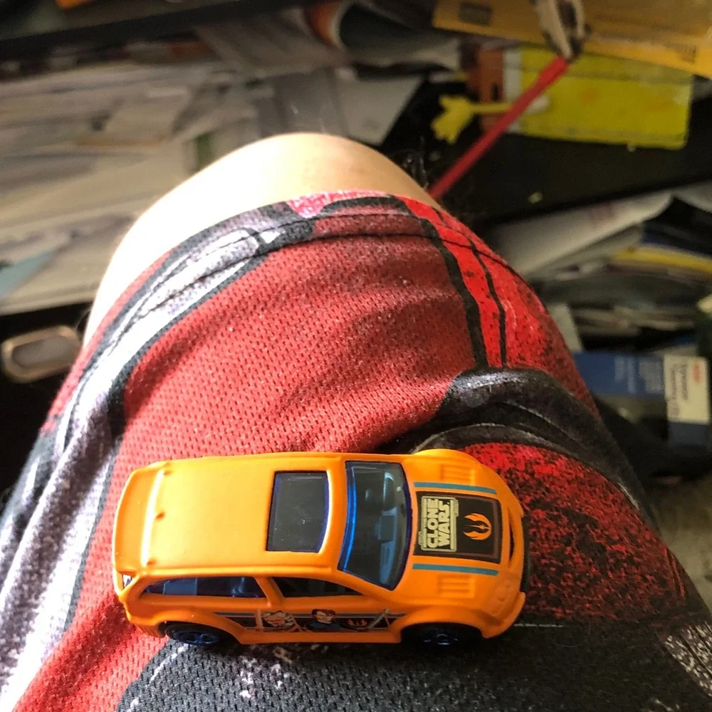 Star Wars Clone Wars Orange Toy Car